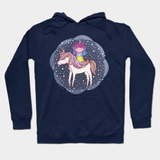 Princess and unicorn Hoodie